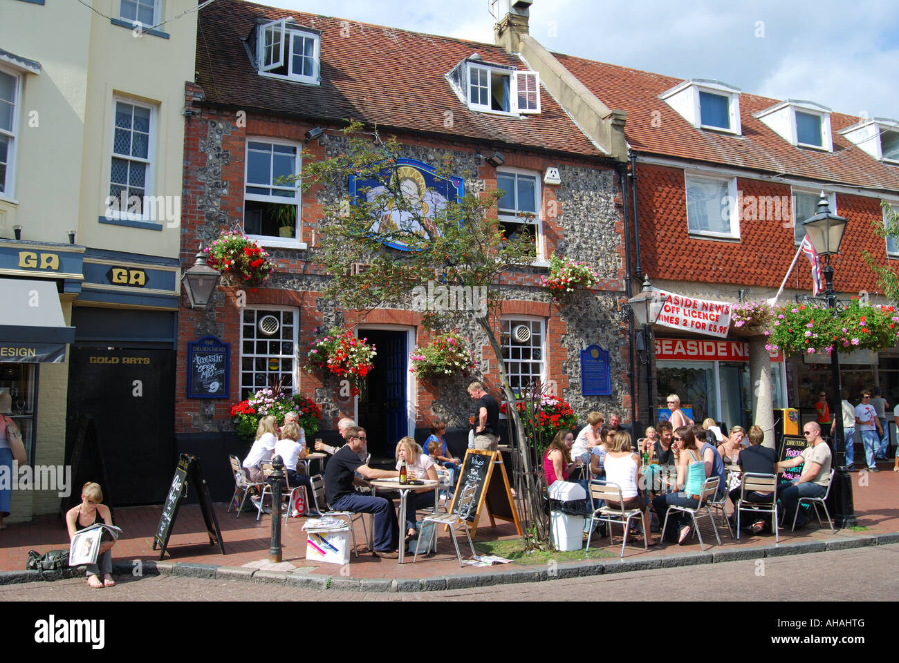 The 'Druid's Head' Pub, 'The Lanes', Brighton, East Sussex, England, United Kingdom Stock Photo