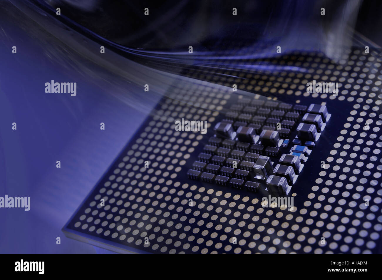 Computer processor Stock Photo