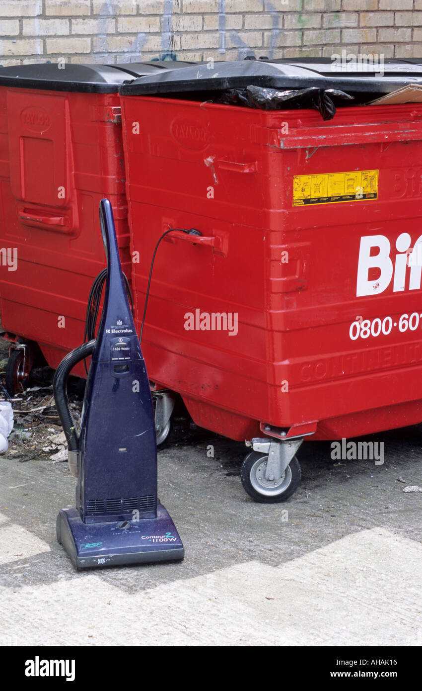 Biffa bins upright vacuum cleaner Stock Photo Alamy