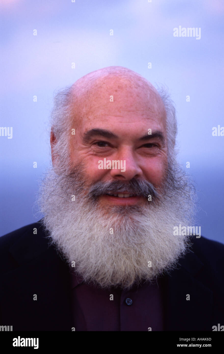 Dr Andrew Weil on his visit to Okinawa Japan The place with the highest longevity in the world Stock Photo