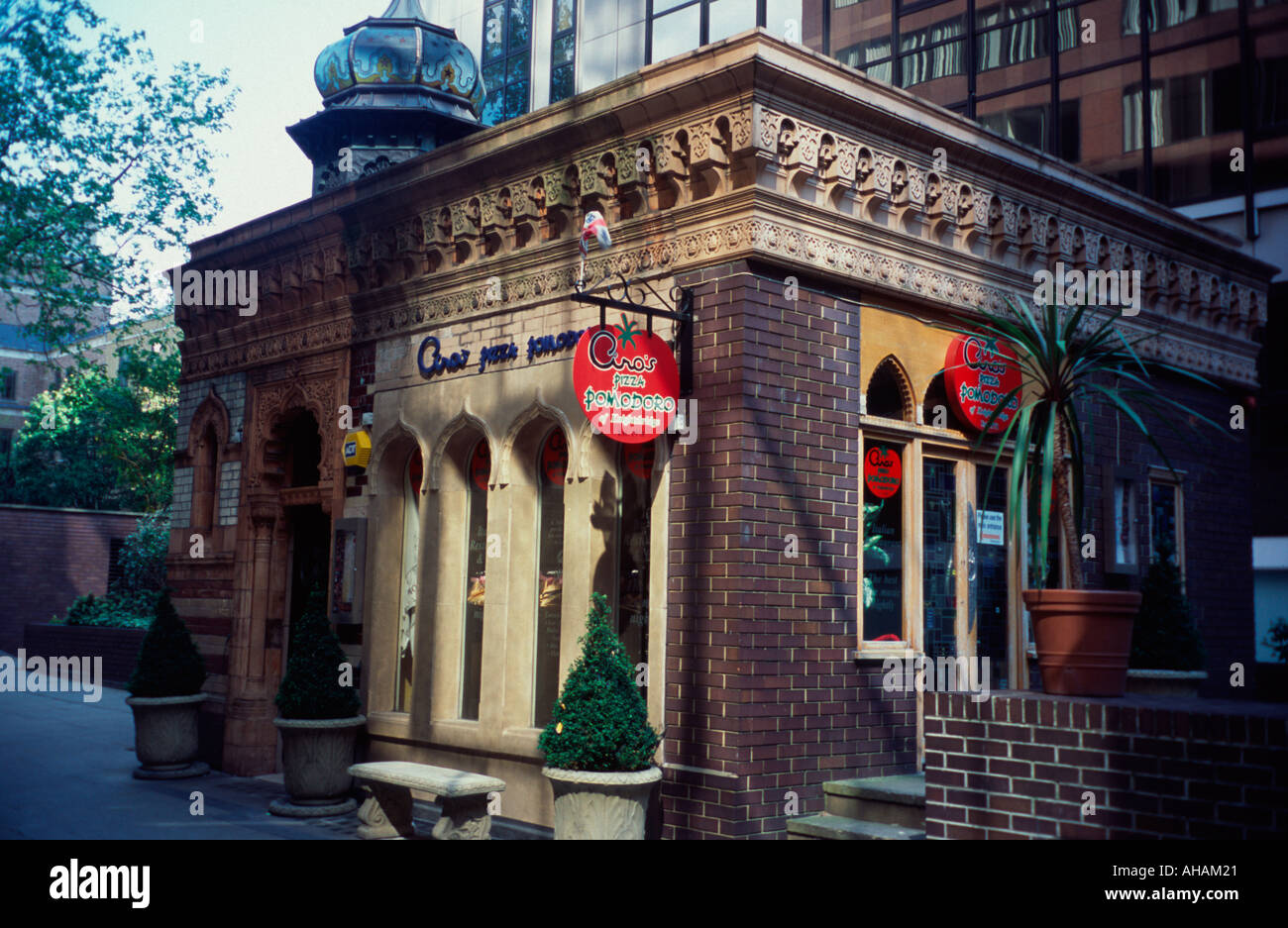 Victorian Turkish Baths in Churchyard now an Italian