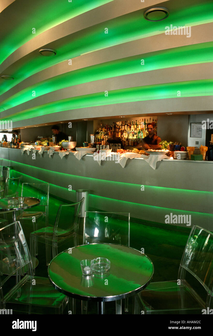 Milan Italy Shu bar restaurant Stock Photo