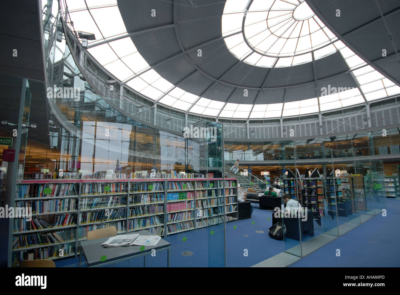 The library in The Forum, Norwich, East Anglia Stock Photo Alamy