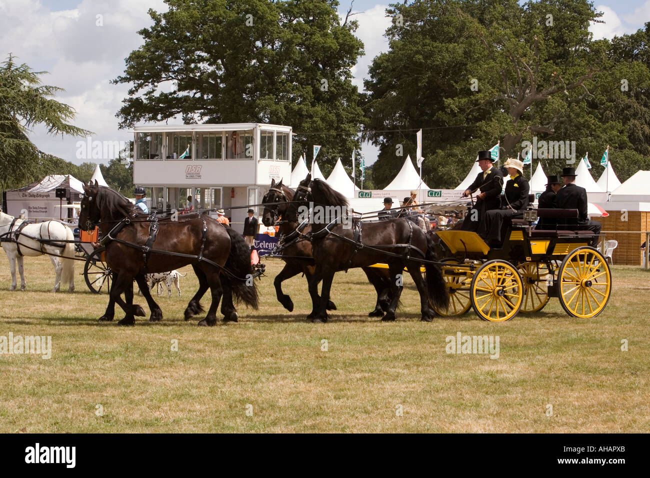 UK Hampshire Romsey Broadlands CLA Game Fair Main Arena Carriage