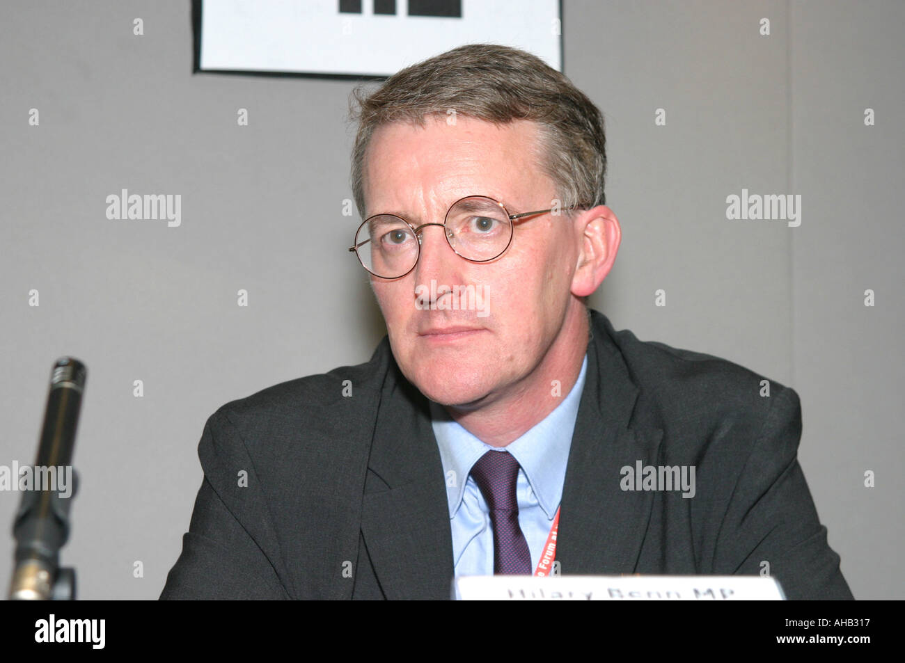 Hilary Benn Labour MP for Leeds Central Portait Labour Conference Oct ...