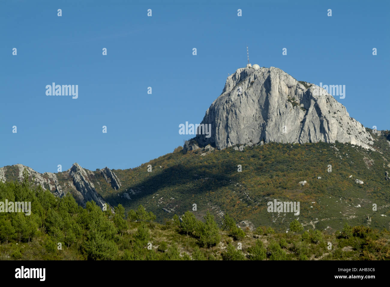 Sainte Baume Mountain Peak Meteorological Station, Provence, France