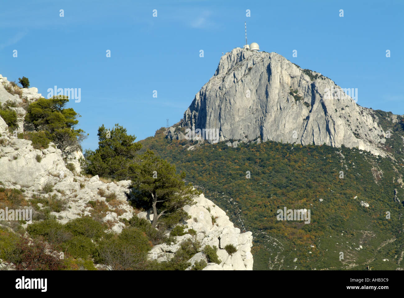 France Provence Sainte Baume Mountain Stock Photo Alamy