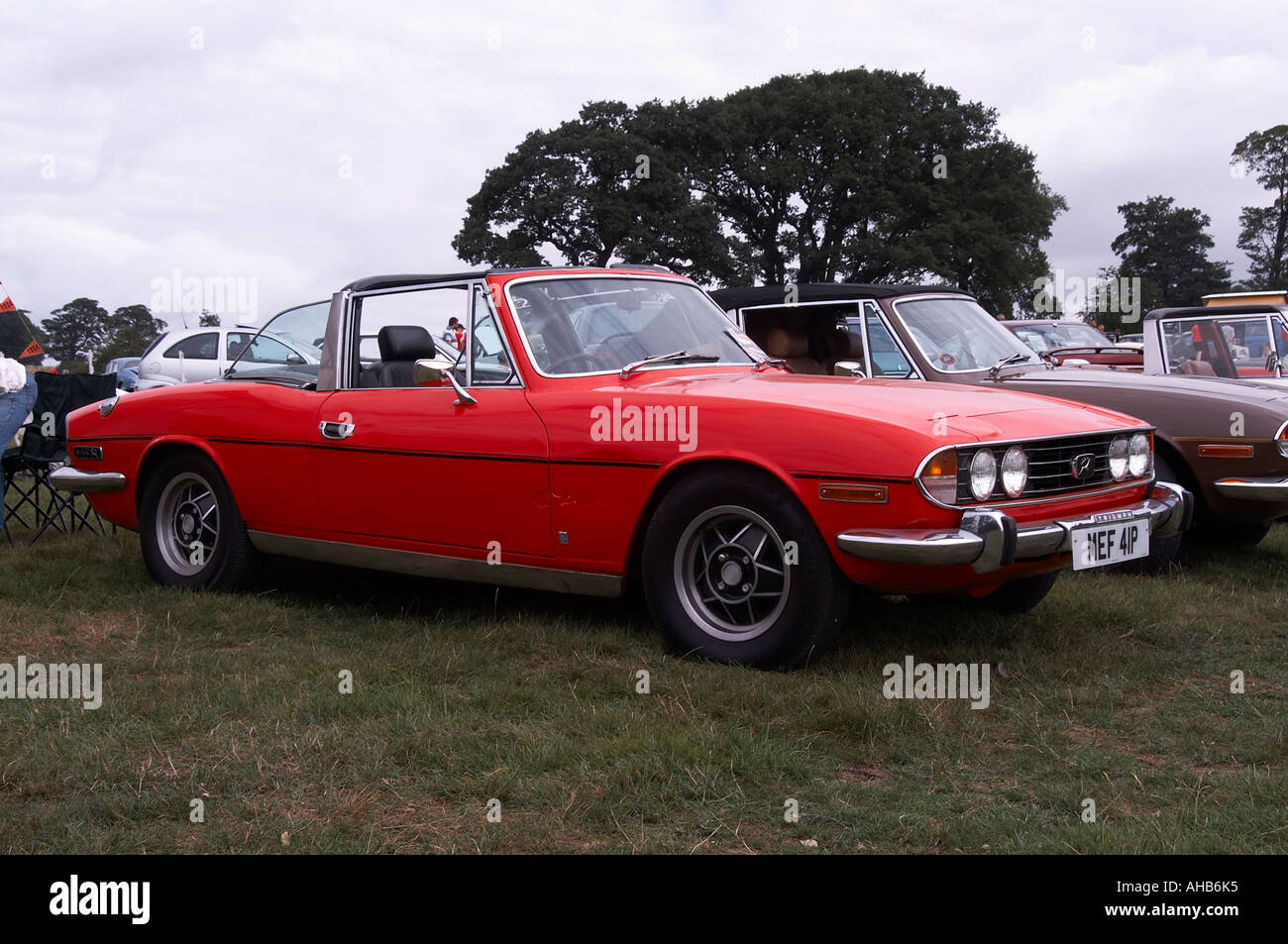 Triumph, stag, classic, sports, car, British, Leyland, 1970's, 70's, nineteen, seventies, Stock Photo