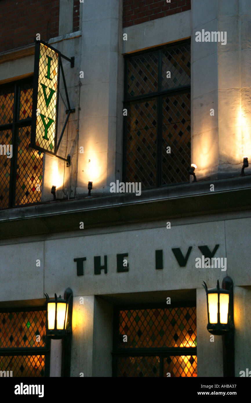 The Ivy restaurant in London Favourite dining place of celebrities