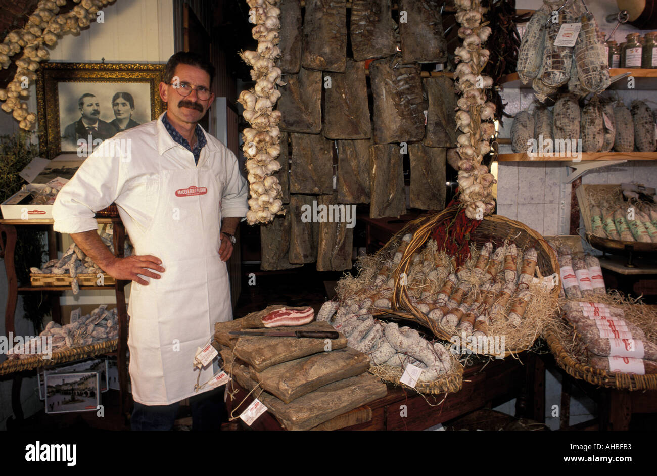 Falorni butcher Greve in Chianti Tuscany Italy Stock Photo - Alamy