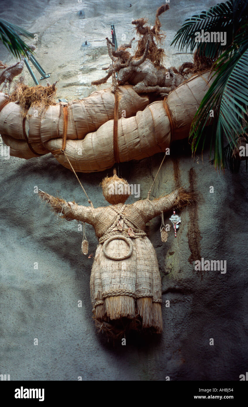 Rice straw sculpture Eden Project Cornwall England UK Stock Photo Alamy
