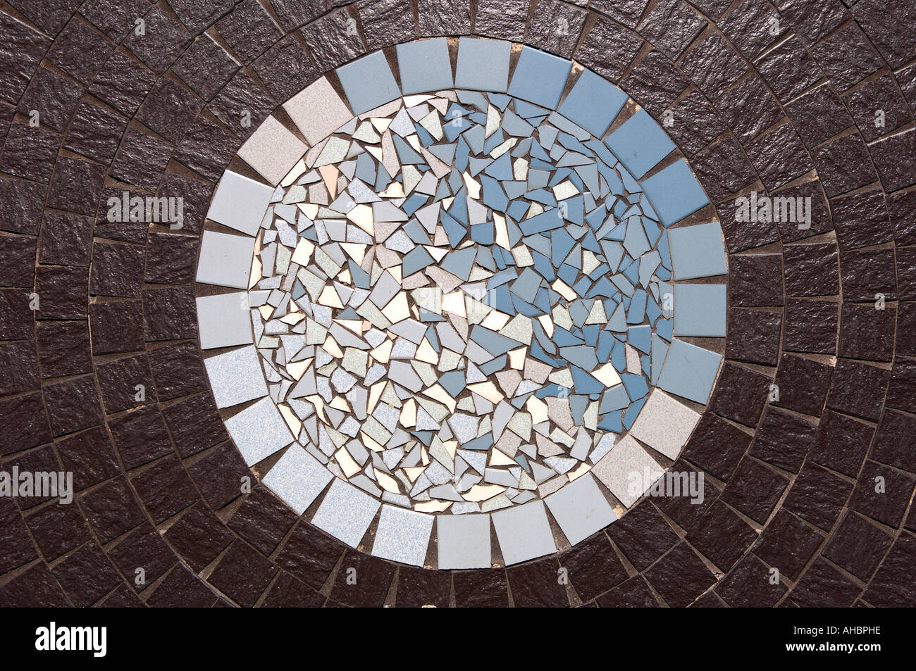 Mosaic Pavement portrush Stock Photo Alamy