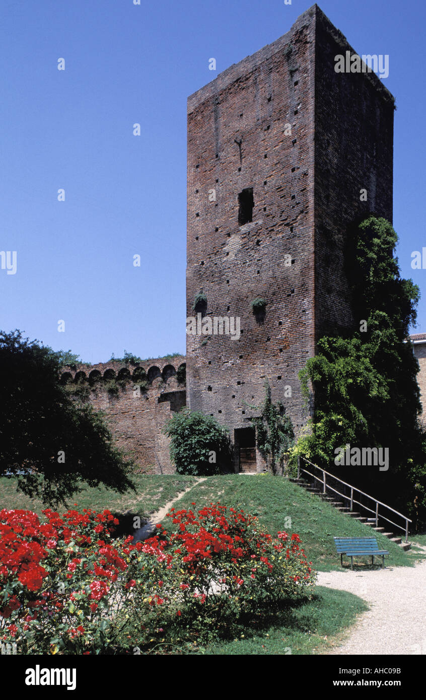 Torre Mozza medieval Rovigo Veneto Italy Stock Photo