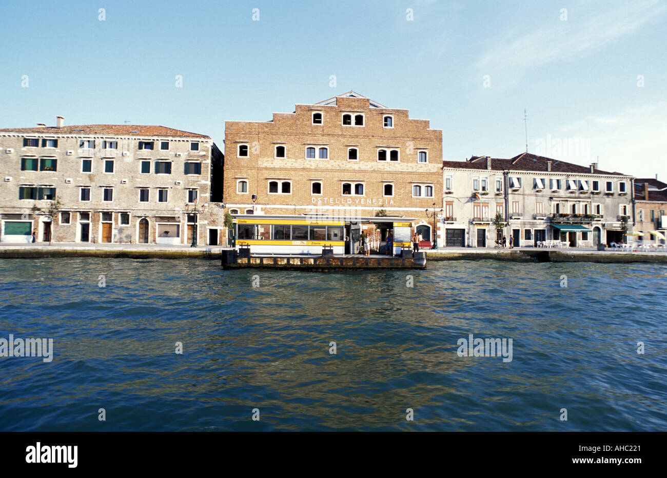 Youth hostel view from the lagoon Giudecca Venice Veneto Italy Stock Photo  - Alamy, image size:1300x932