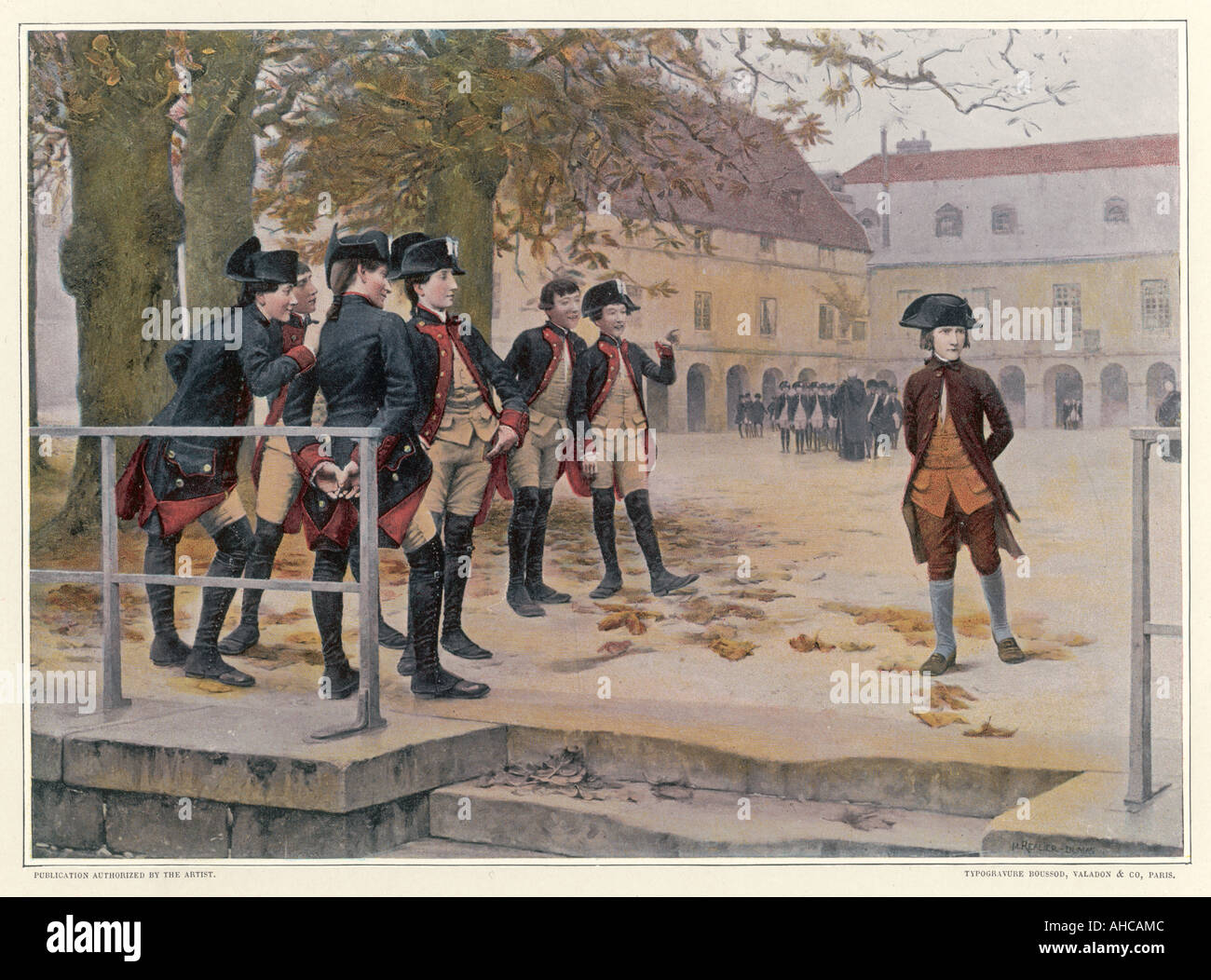Napoleon bonaparte as nouveau at the military school in brienne hi-res ...