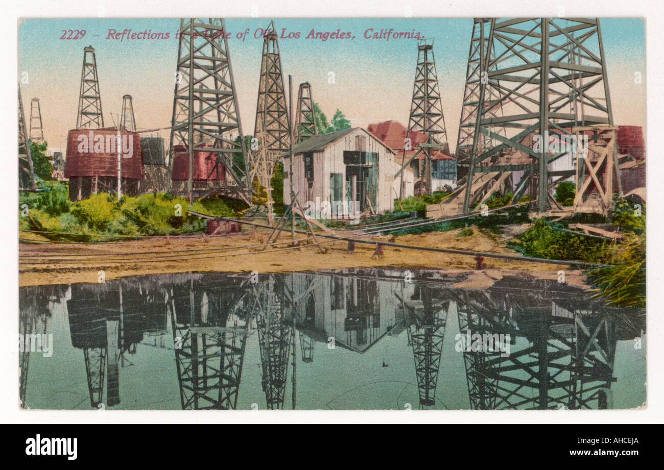 Oil Los Angeles Stock Photo Alamy