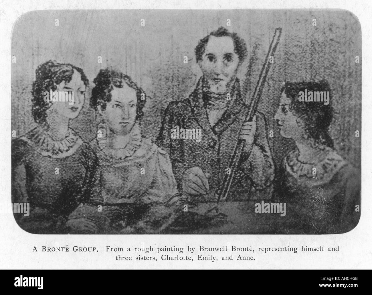 Bronte Family Stock Photo Alamy