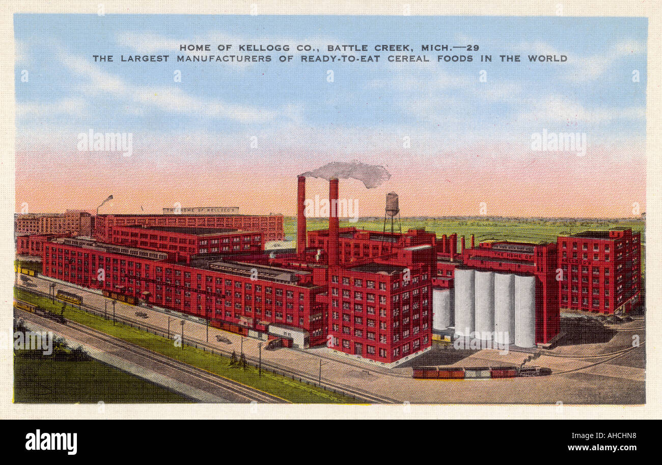Kelloggs Factory Stock Photo Alamy