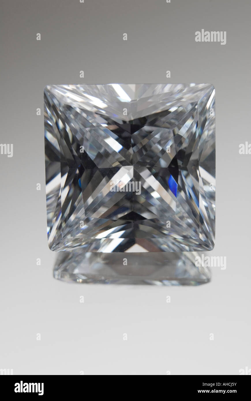 Princess-cut Diamond Stock Photo