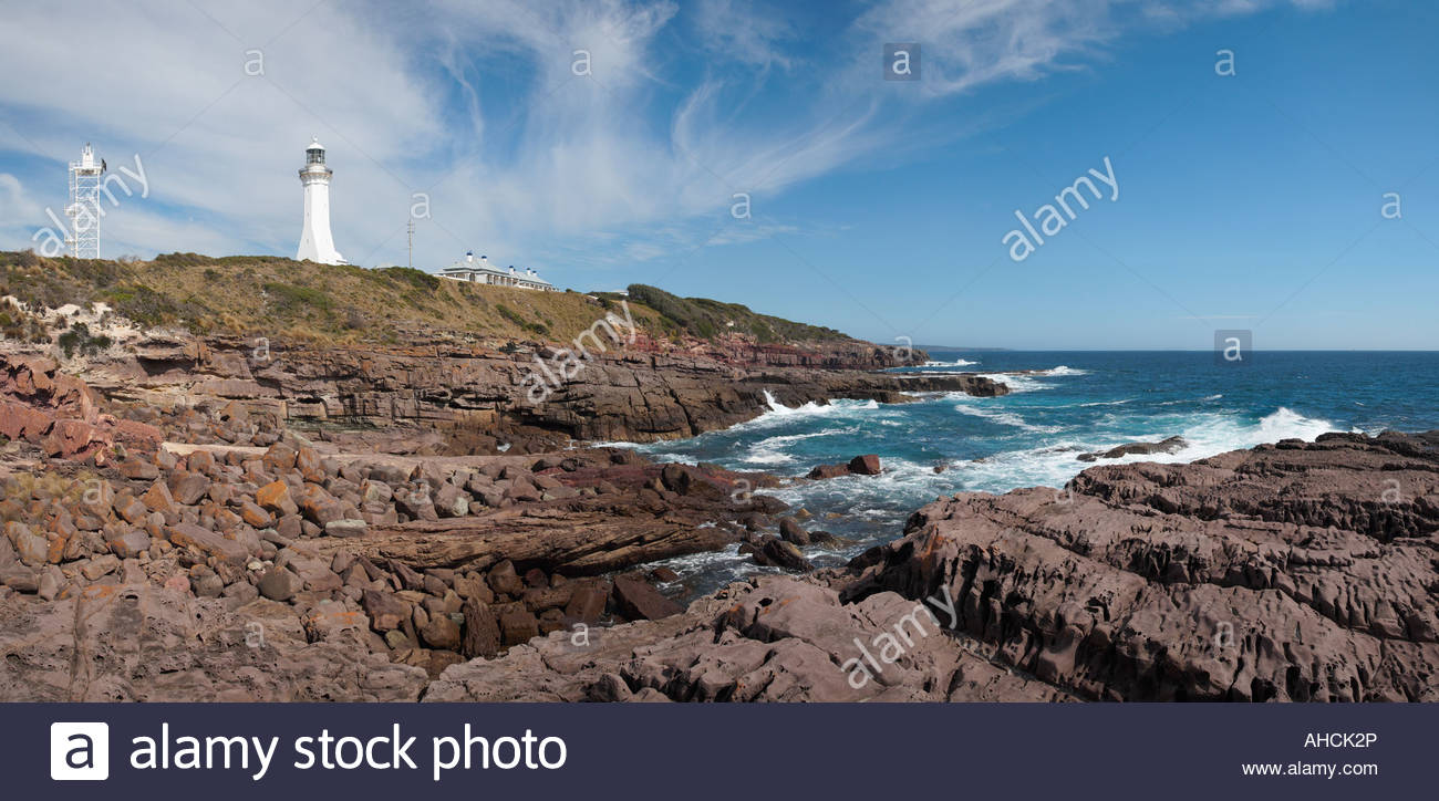 Green Cape Lighthouse Ben Boyd Stock Photos Green Cape