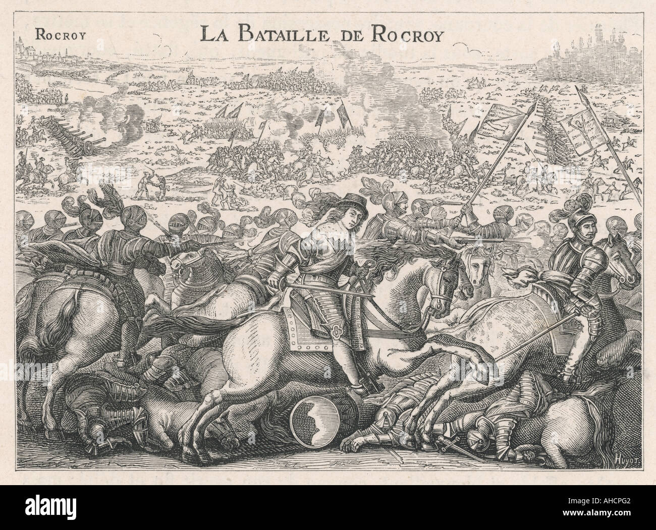 Battle Of Rocroi 1643 Stock Photo
