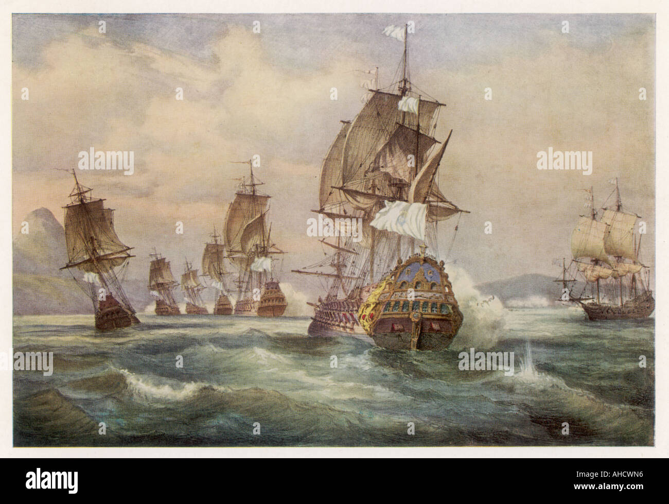 1771 Rio Rio Attacked 1711 Stock Photo - Alamy