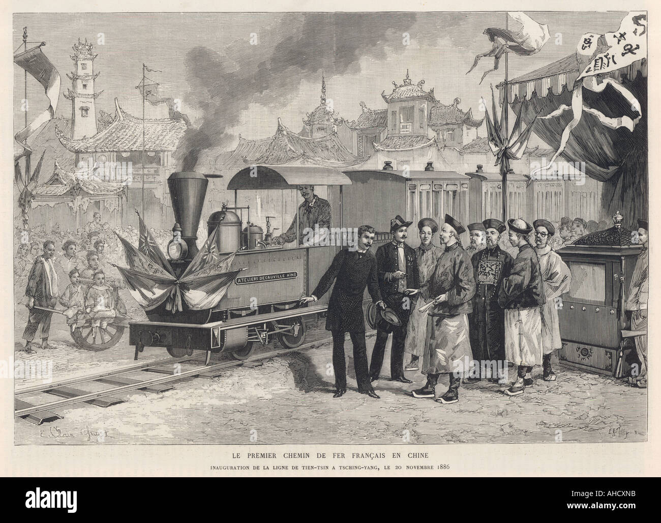 1886 Train Historical train line hi-res stock photography and images - Alamy