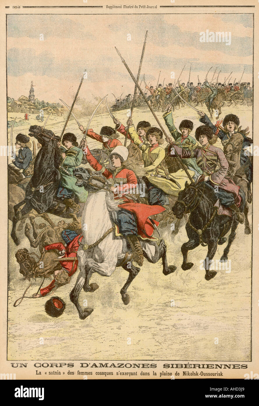 Sotnia Of Cossack Women Stock Photo Alamy