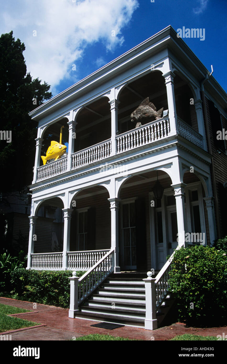 Large house in the Garden District, New Orleans, Louisiana, USA Stock