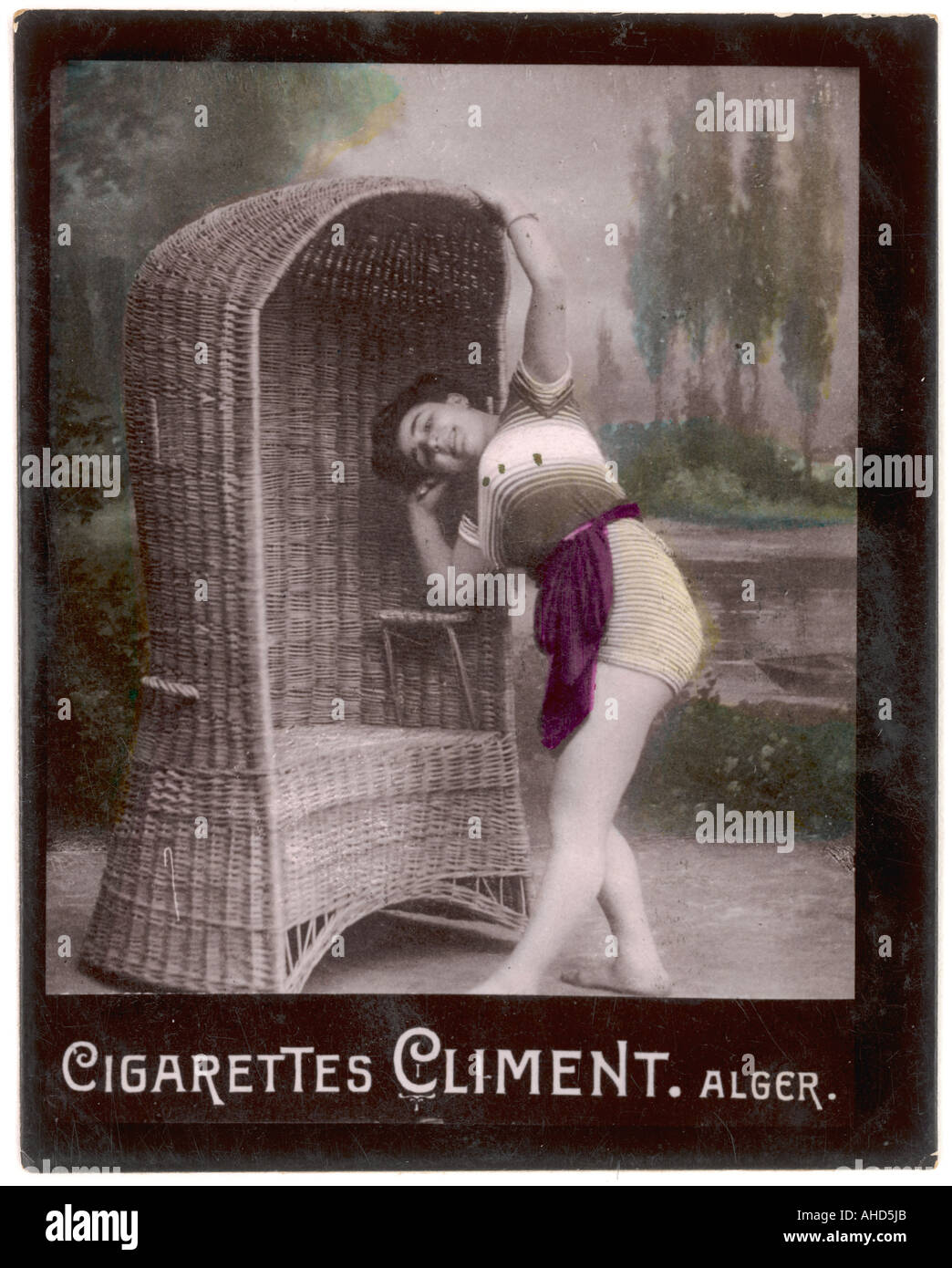 Bathing Beauty C1909 Stock Photo