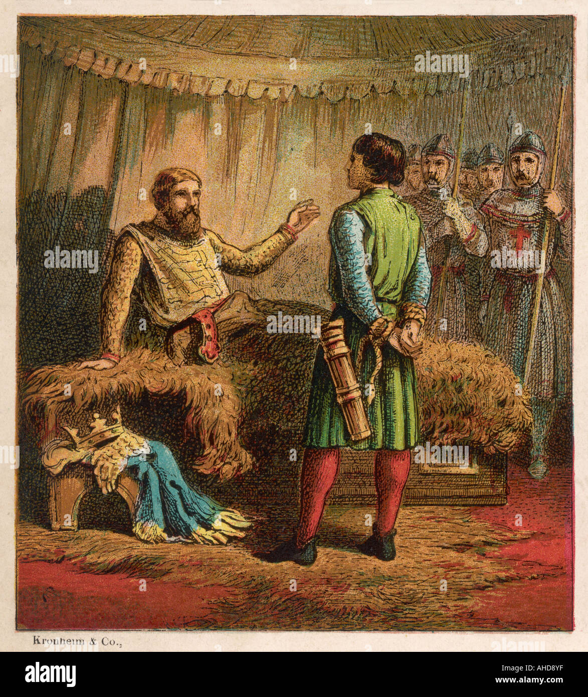 Death Of Richard I Stock Photo - Alamy