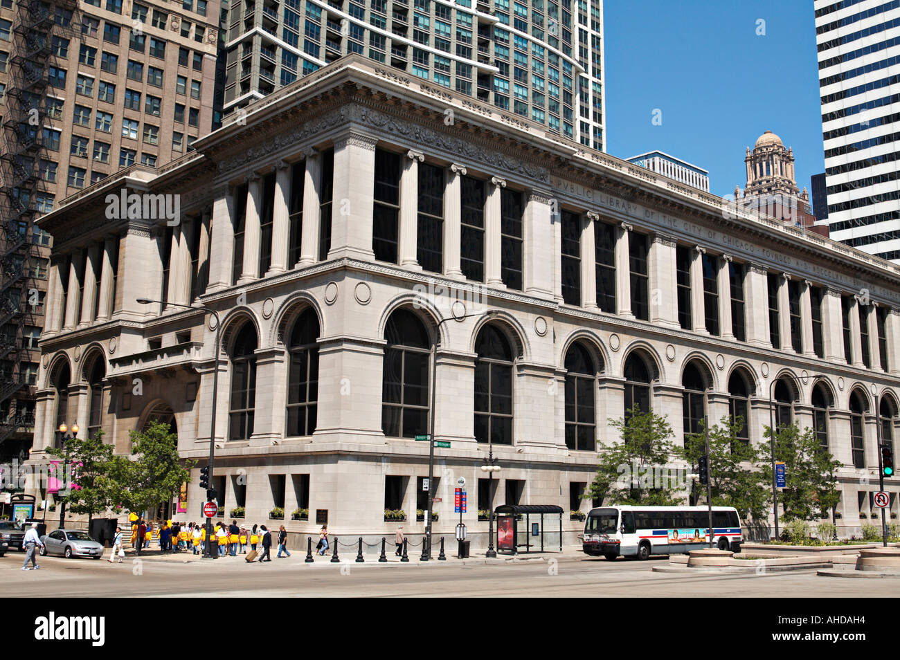 Former Chicago Public Library High Resolution Stock Photography and ...