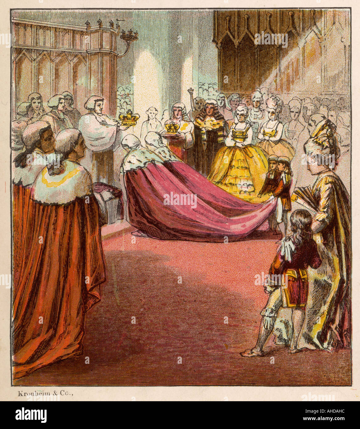 Coronation Of George Iii Stock Photo - Alamy