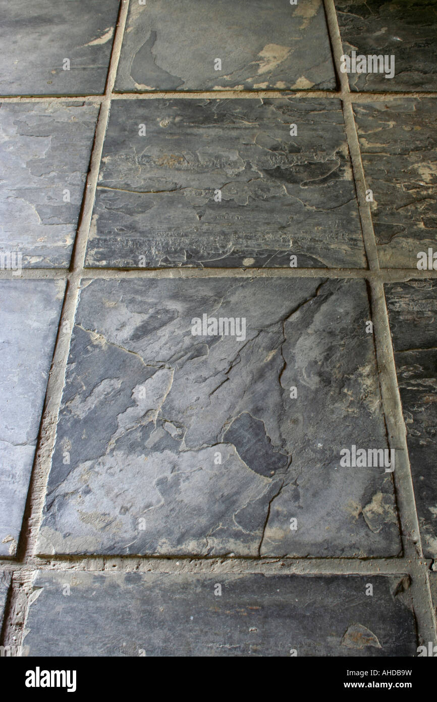 Floor tiles made from slate Stock Photo Alamy