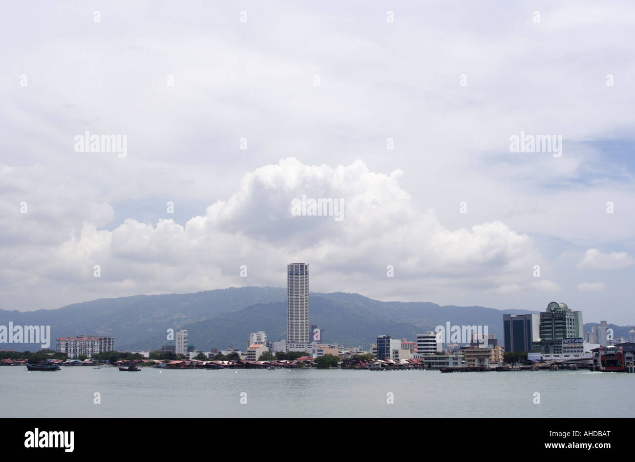 Komtar Tower the tallest building in Penang Malaysia Stock Photo