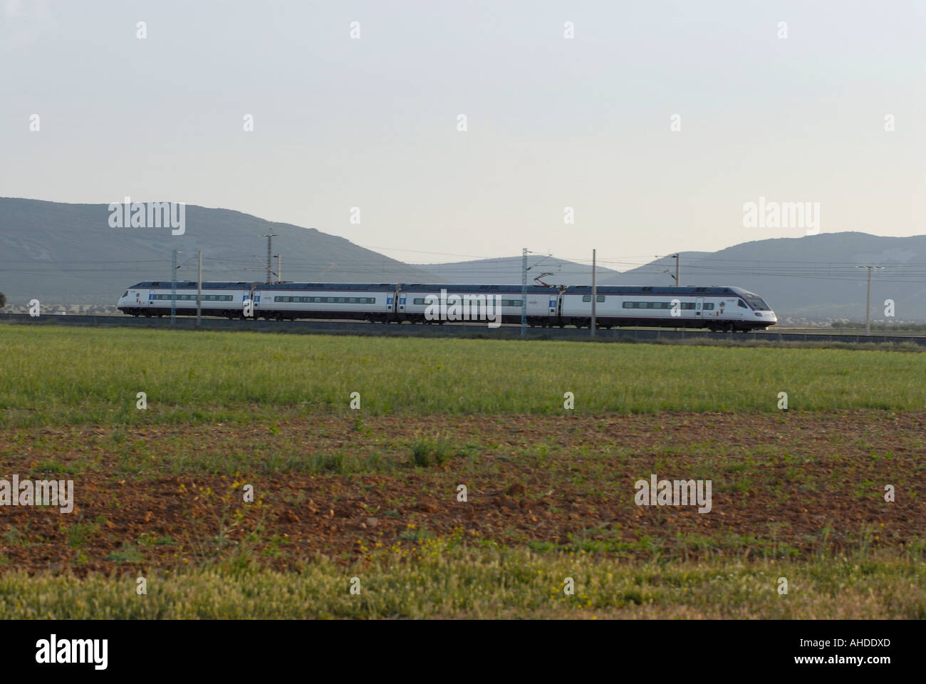 Ave High Speed Train Spain Renfe Stock Photo Alamy Ave High Speed Train Spain Renfe Stock Photo Alamy