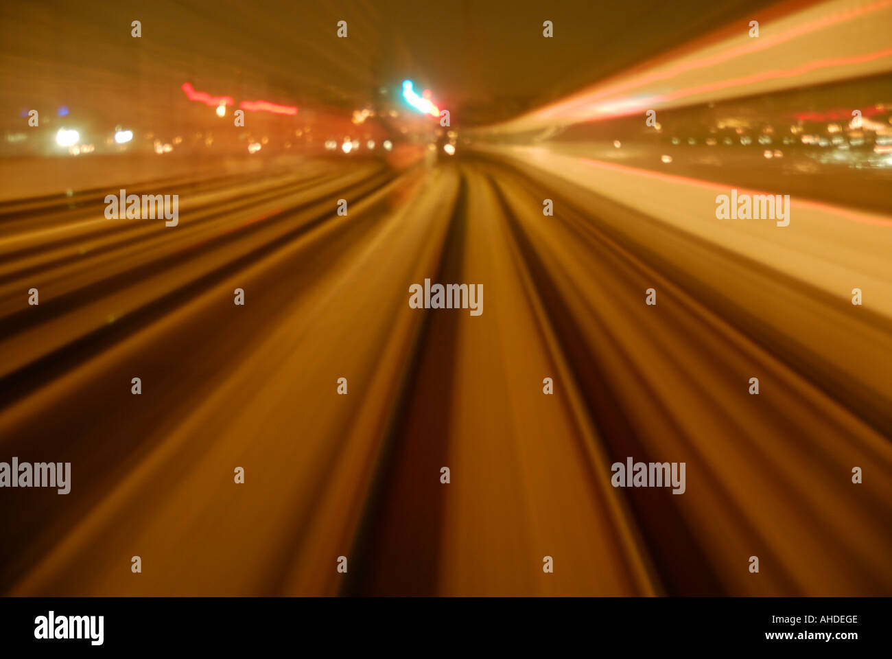 Railway, railroad, high speed, velocity Stock Photo Alamy