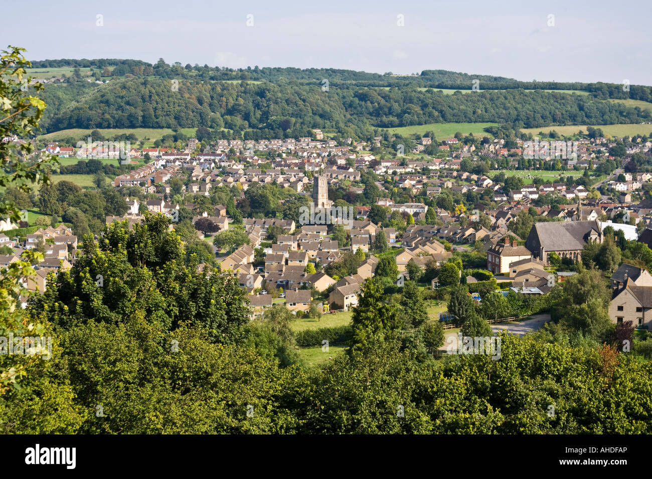 The Cotswold town of Wotton under Edge, Gloucestershire Stock Photo Alamy