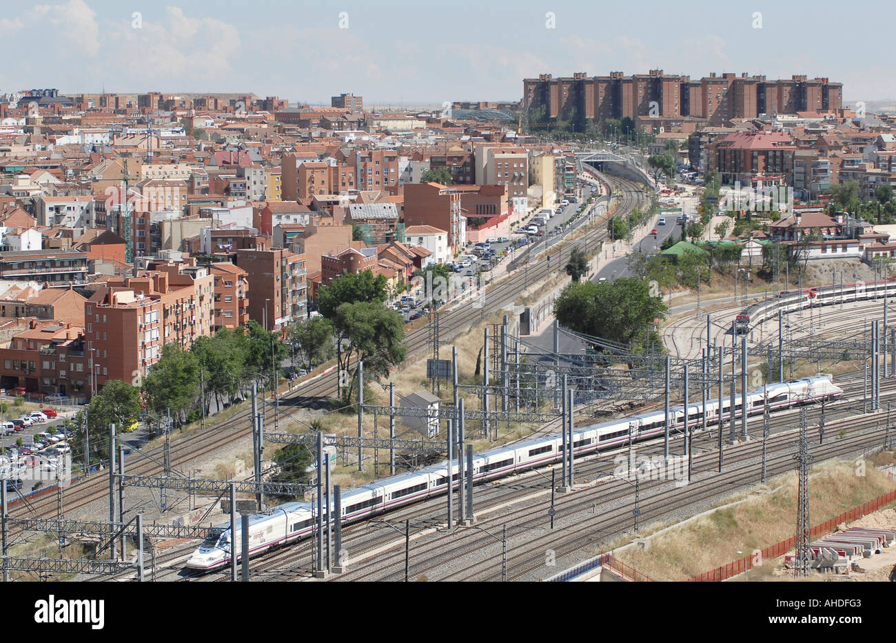 Ave Spanish High Speed Train Spain Stock Photo Alamy Ave Spanish High Speed Train Spain Stock Photo Alamy
