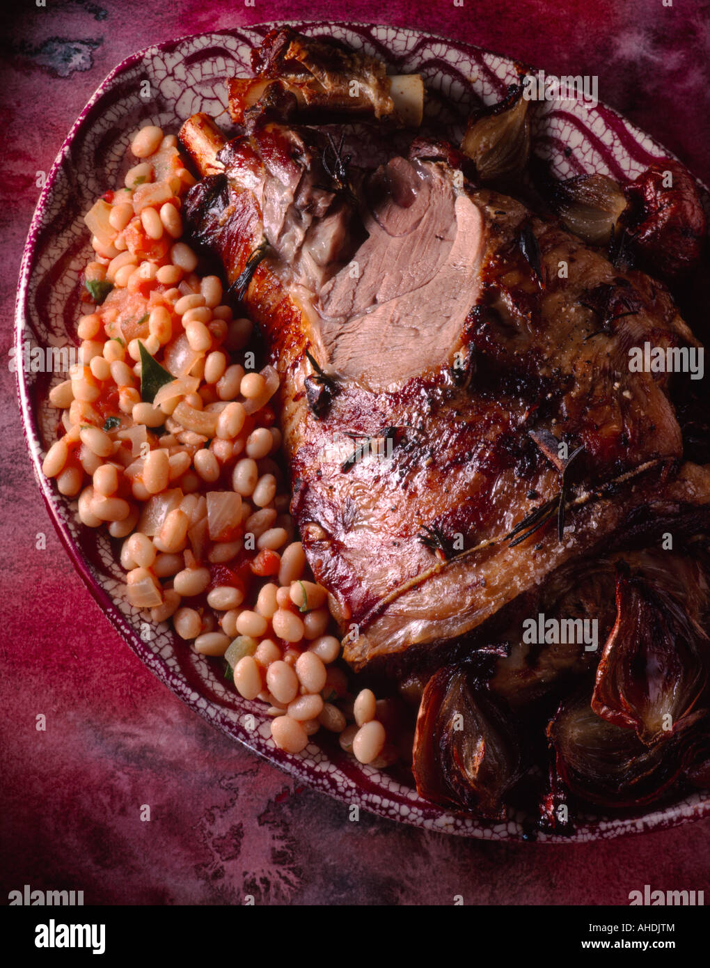 Whole Rosemary Studded Leg Of Lamb Hi-res Stock Photography And Images ...