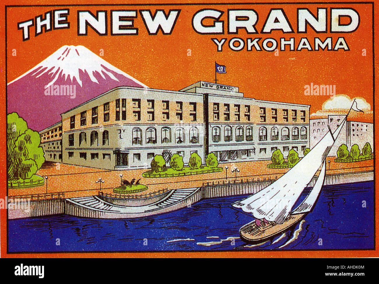 洋書 YOKOHAMA PAST AND PRESENT Japan century yokohama hi-res stock photography and images