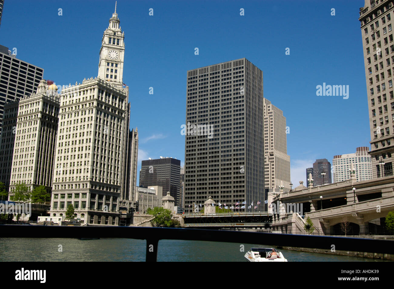 Chicago city panorama hi-res stock photography and images - Alamy