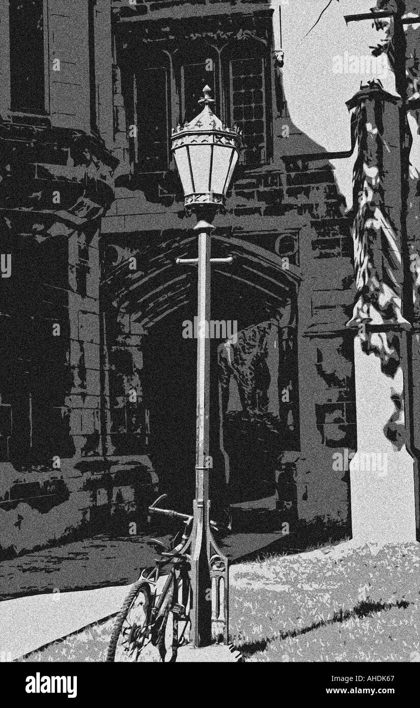 Lamp post University of Chicago Illinois USA Stock Photo Alamy