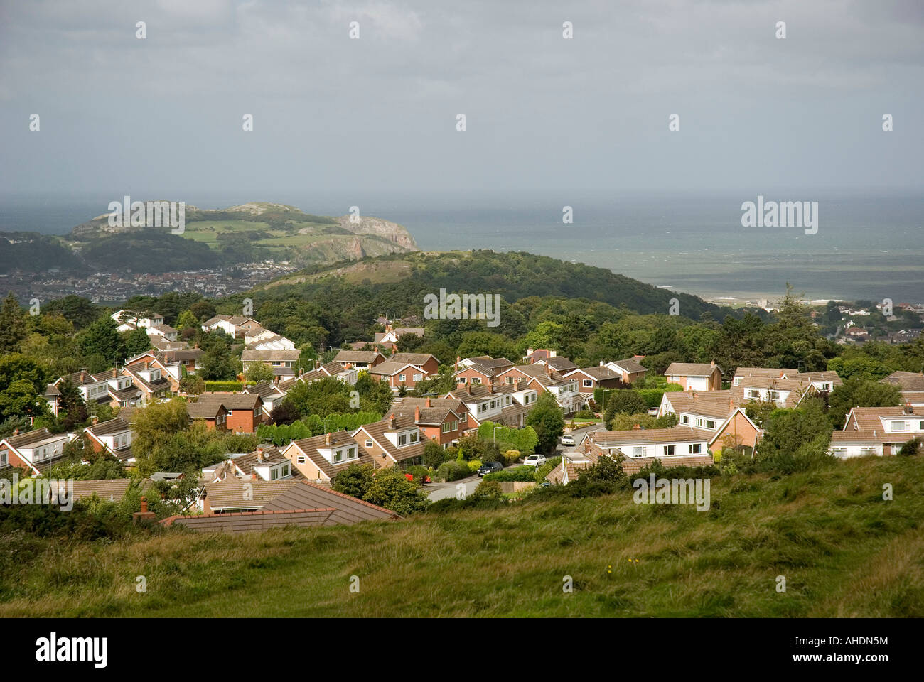 Upper Colwyn Bay North Wales UK Stock Photo Alamy