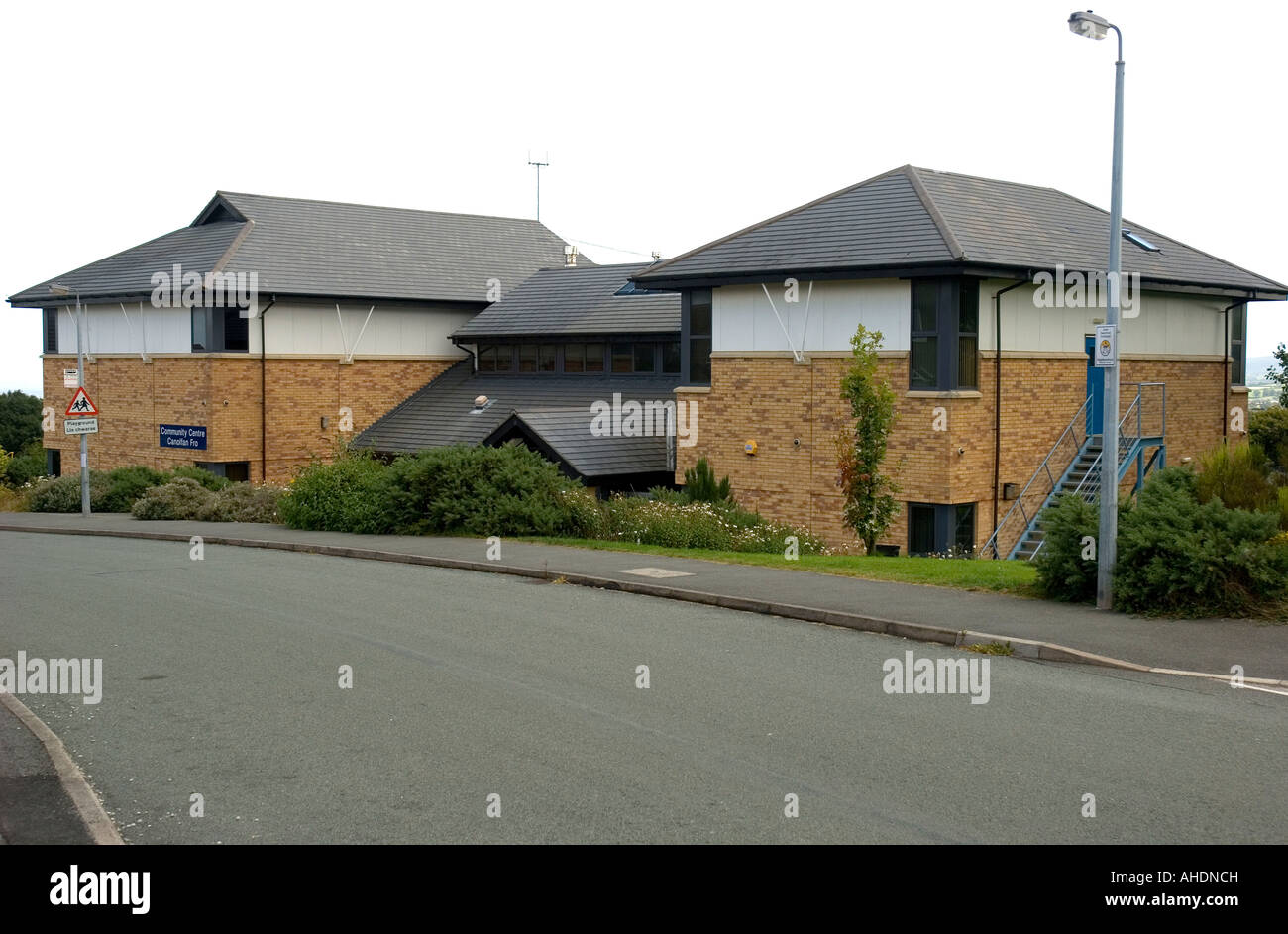 Upper Colwyn Bay Community Centre Stock Photo Alamy