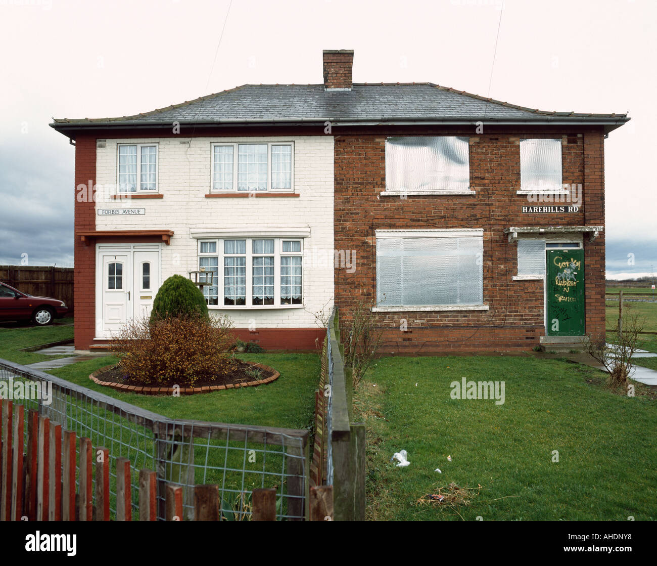 Whinney Banks Estate Middlesbrough Stock Photo Alamy