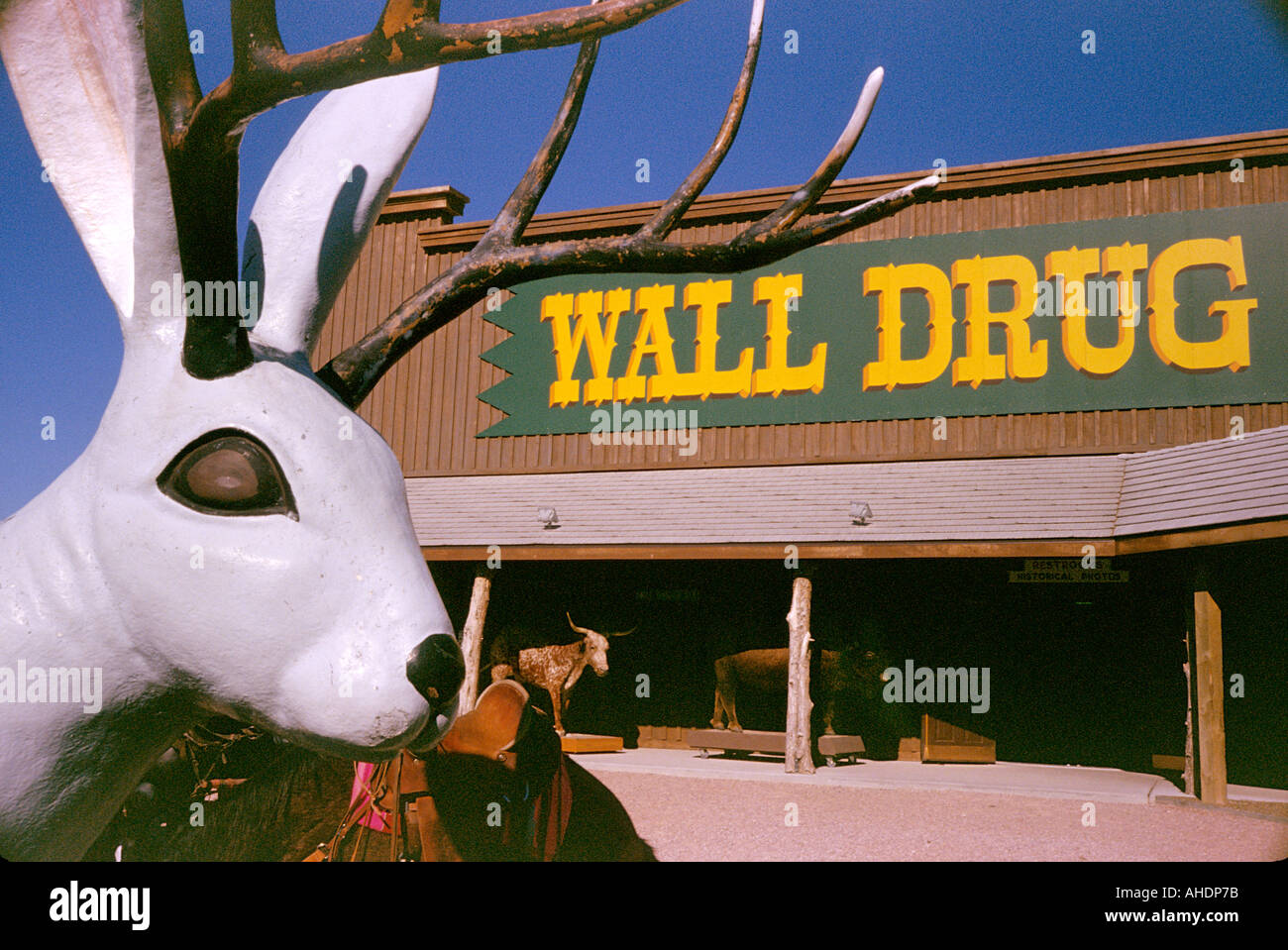 Wall Drug South Dakota USA Stock Photo Alamy