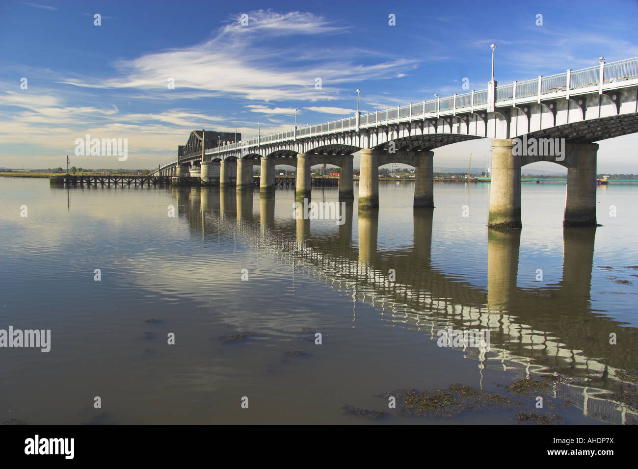 Kincardine Bridge on the River Forth Stock Photo