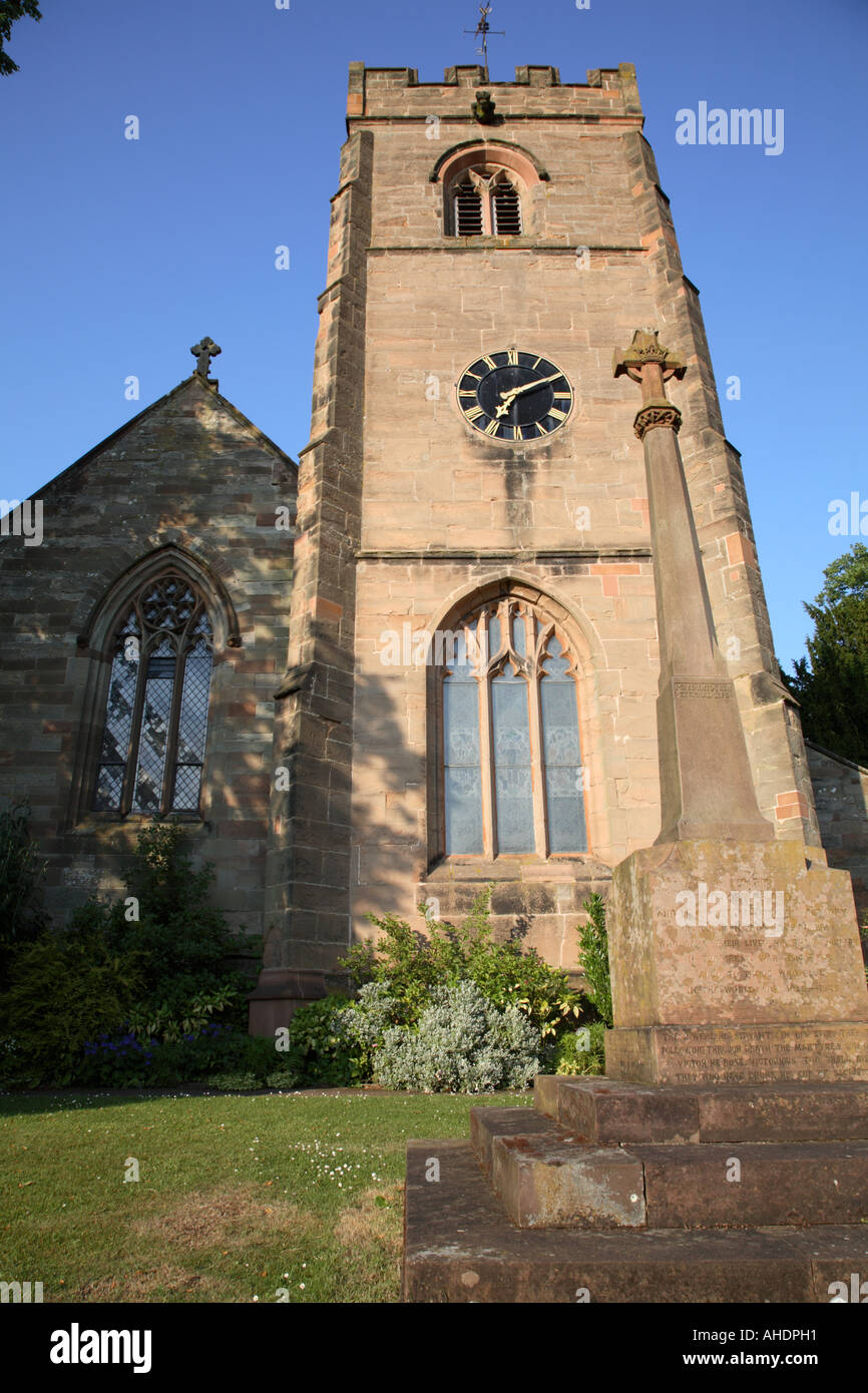 St. Leonards parish Church Clent village in the Clent Hills West Midlands central England UK Stock Photo