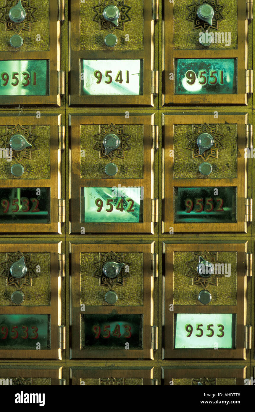 Post Office Boxes Stock Photos & Post Office Boxes Stock Images Alamy